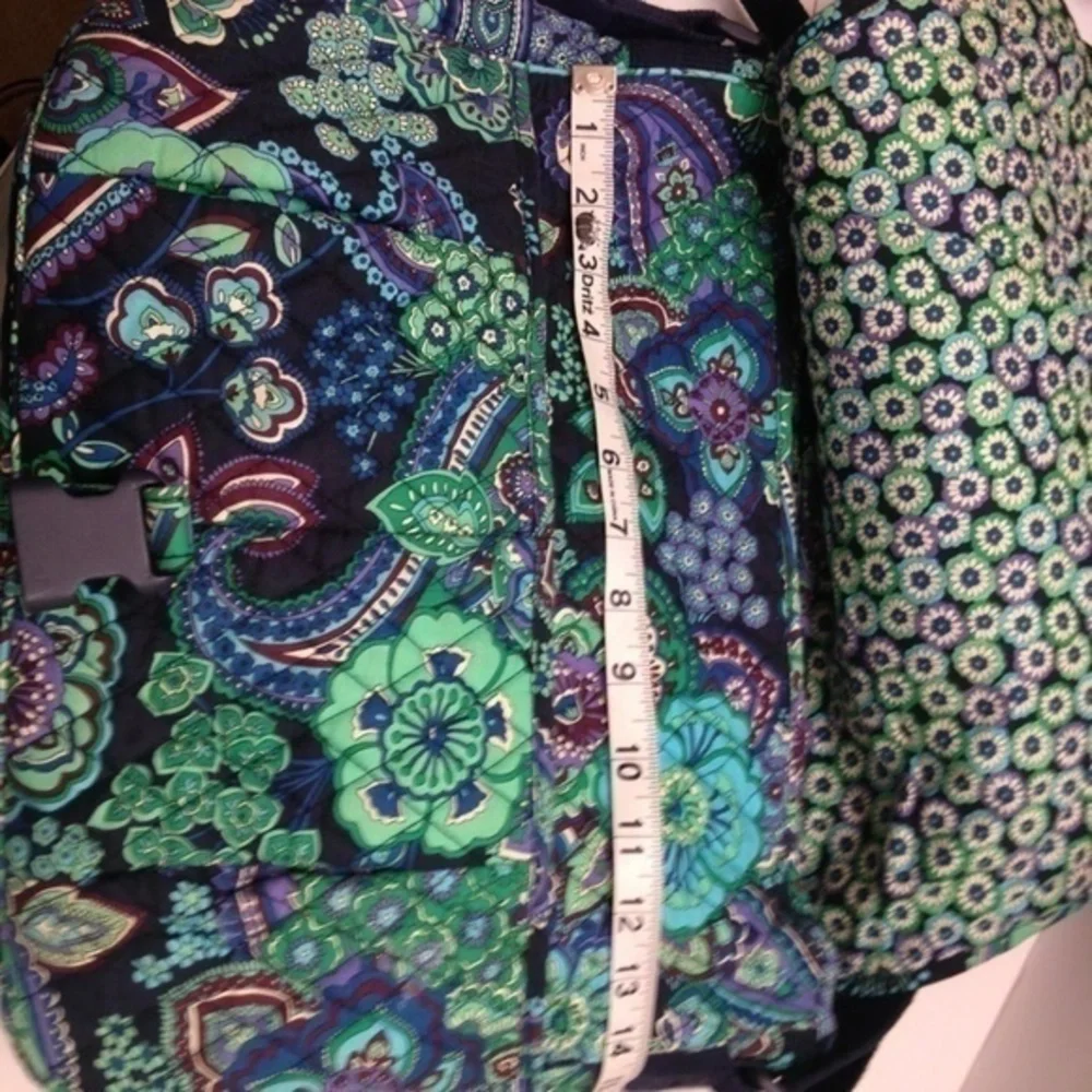 VERA BRADLEY floral book computer diaper bag